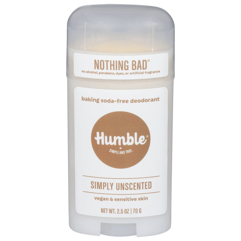 Humble Simply Unscented Deodorant, 2.5 oz