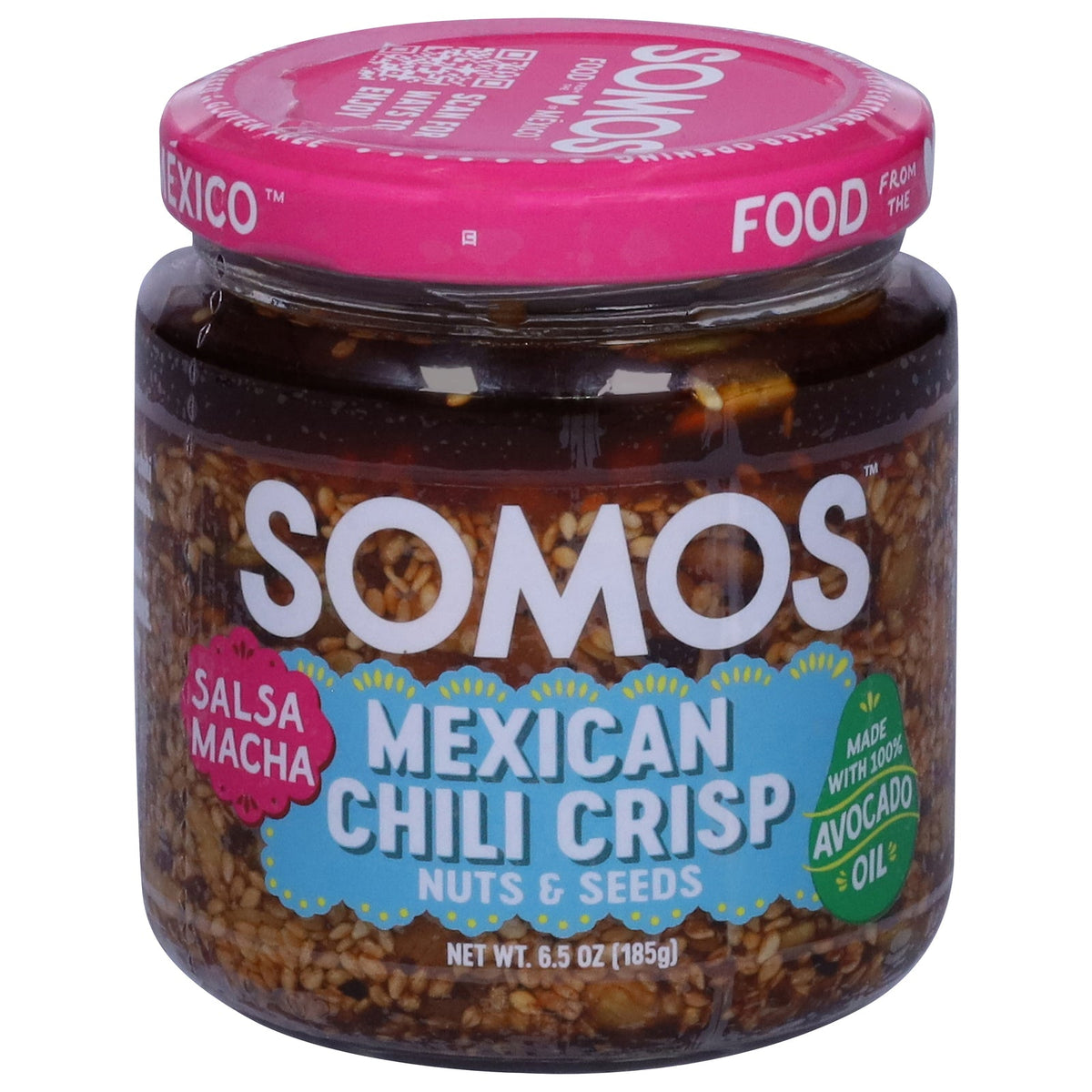 Somos Salsa Macha with Nuts & Seeds, 6.5 oz (Case of 6)