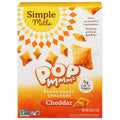 Simple Mills Cheddar Veggie Pop Mmms Crackers, 4 oz (Case of 6)