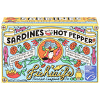 Fishwife Sardines with Hot Pepper, 4.2 oz (Case of 12)