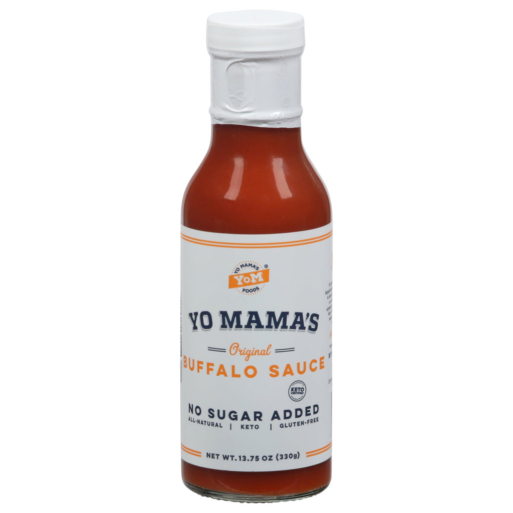 Yo Mama's Foods Buffalo Sauce, 13.75 oz (Case of 6)