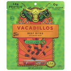 Vacadillos Chili Air Dried Steak Bites, 2 oz (Case of 8)