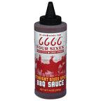 Four Sixes Straight Sixes Spicy BBQ Sauce, 14 fl oz (Case of 6)