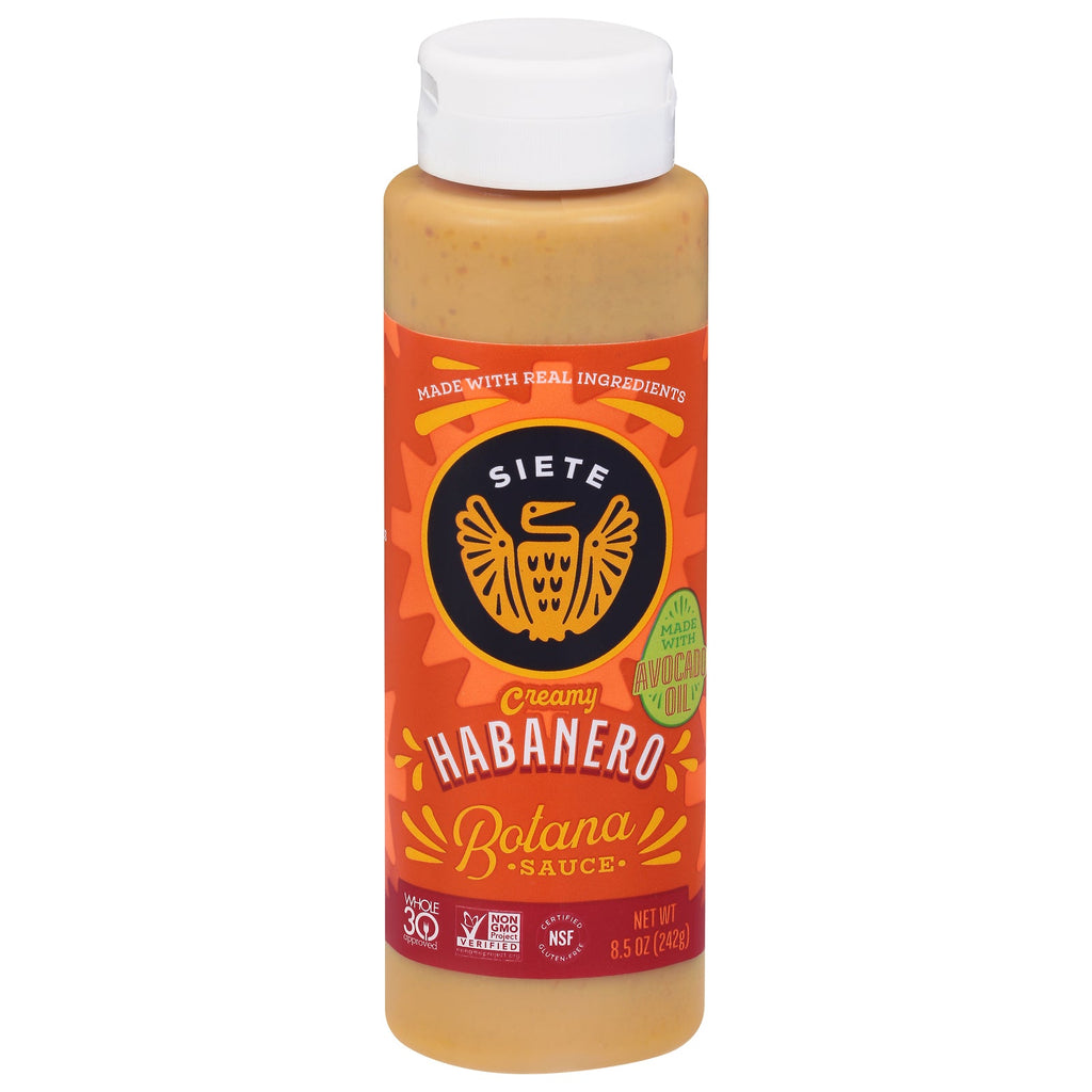 Siete Habanero Botana Sauce, 8.5 fl oz (Case of 8)