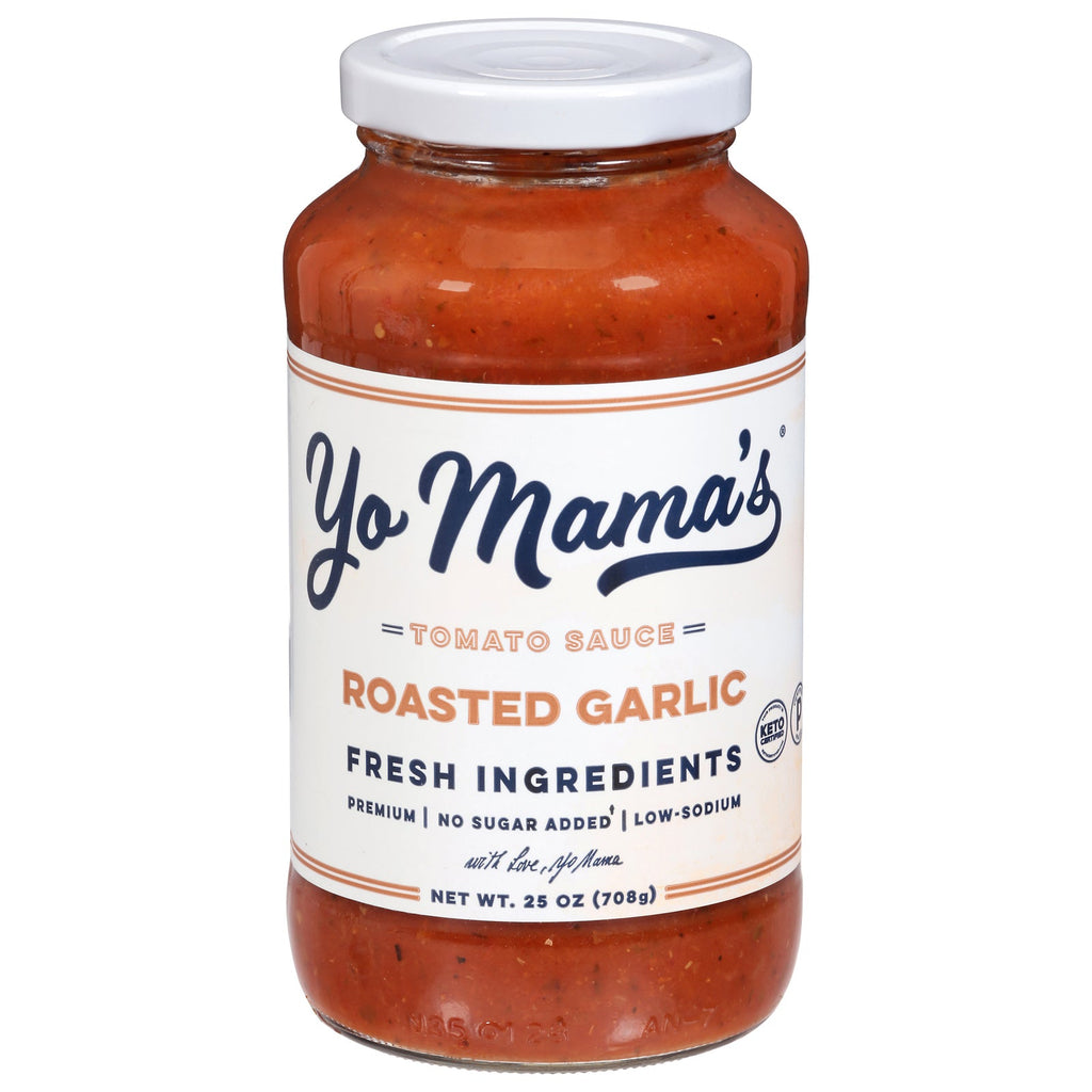 Yo Mama's Roasted Garlic Pasta Sauce, 25 oz (Case of 6)