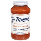 Yo Mama's Roasted Garlic Pasta Sauce, 25 oz (Case of 6)