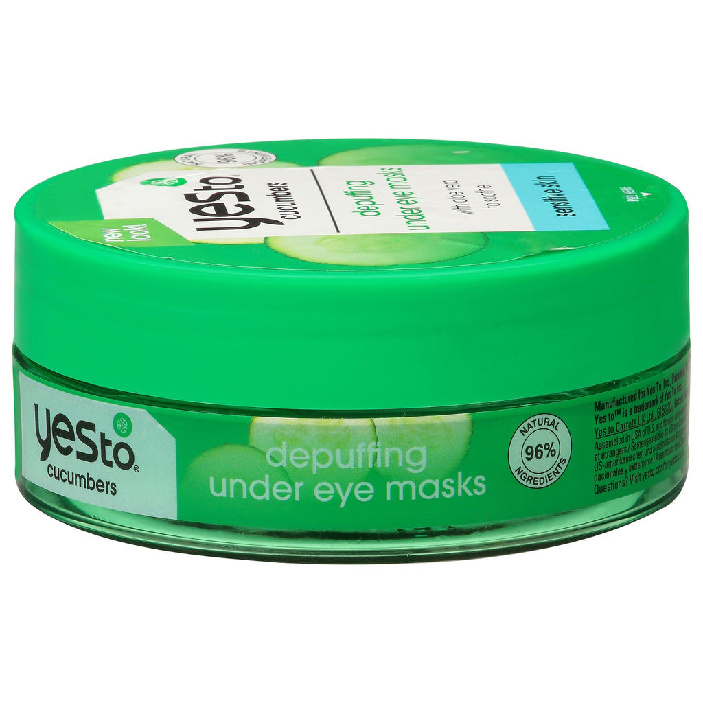 Yes To Cucumber Under Eye Masks, 16 Count (Case of 3)