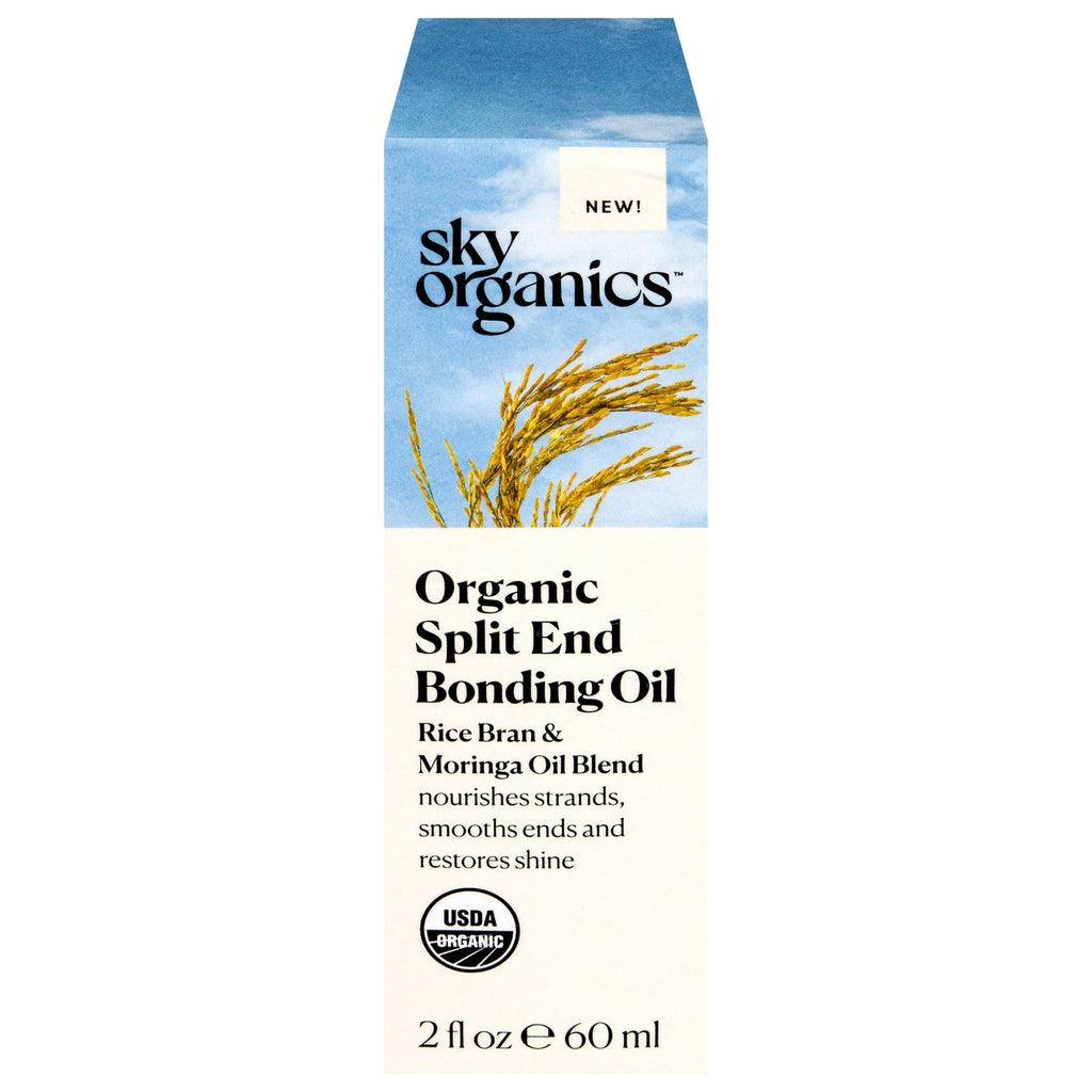 Sky Organics Organic Split End Bonding Oil, 2 fl oz