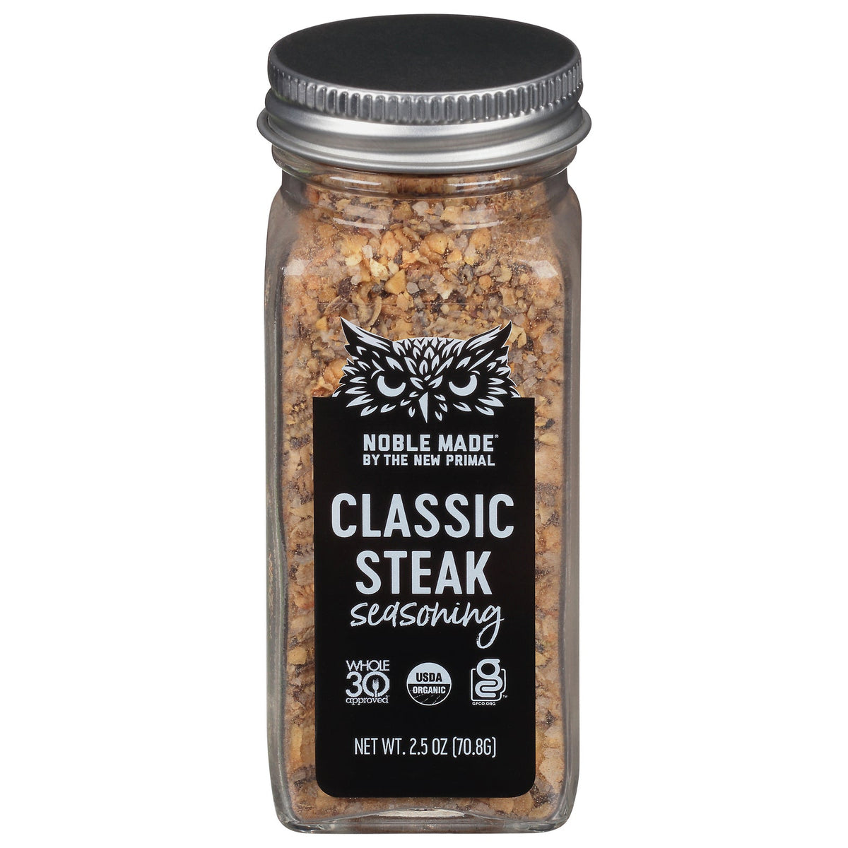 The New Primal Organic Classic Steak Seasoning, 2.5 oz (Case of 6)