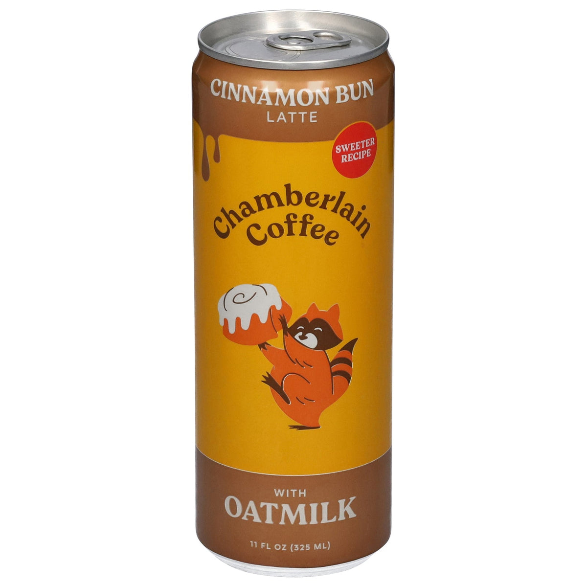 Chamberlain Coffee Cinnamon Bun Oat Milk Latte, 11 fl oz (Case of 12)