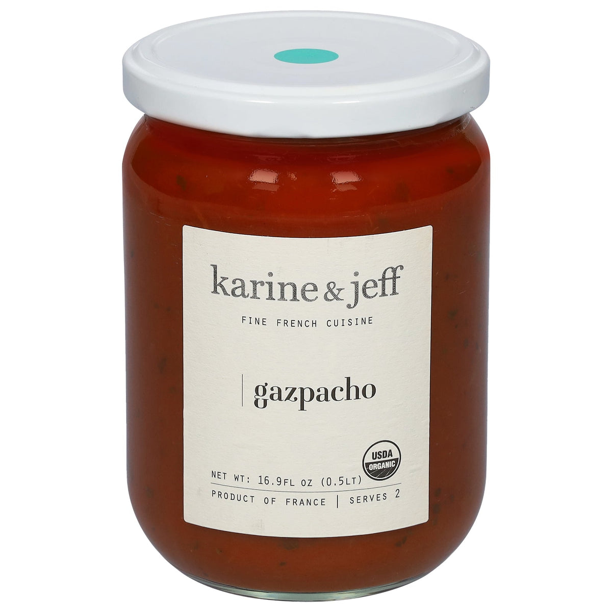 Karine & Jeff Organic Gazpacho Soup, 16.9 fl oz (Case of 6)