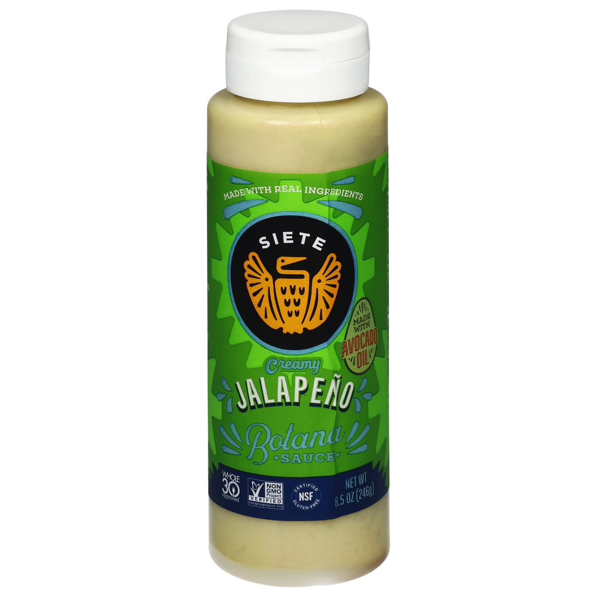 Siete Jalapeño Botana Sauce, 8.5 fl oz (Case of 8)