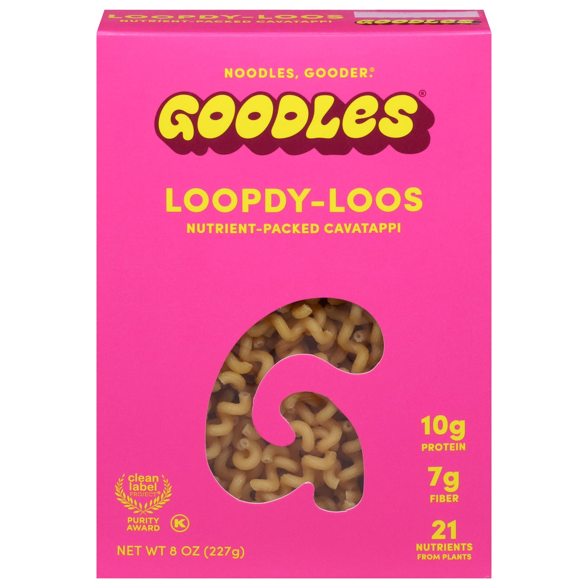 Goodles Loopdy-Loos Mac & Cheese, 8 oz (Case of 12)