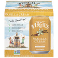 Virgil's Vanilla Cream Soda, 4 x 12 fl oz (Case of 6)