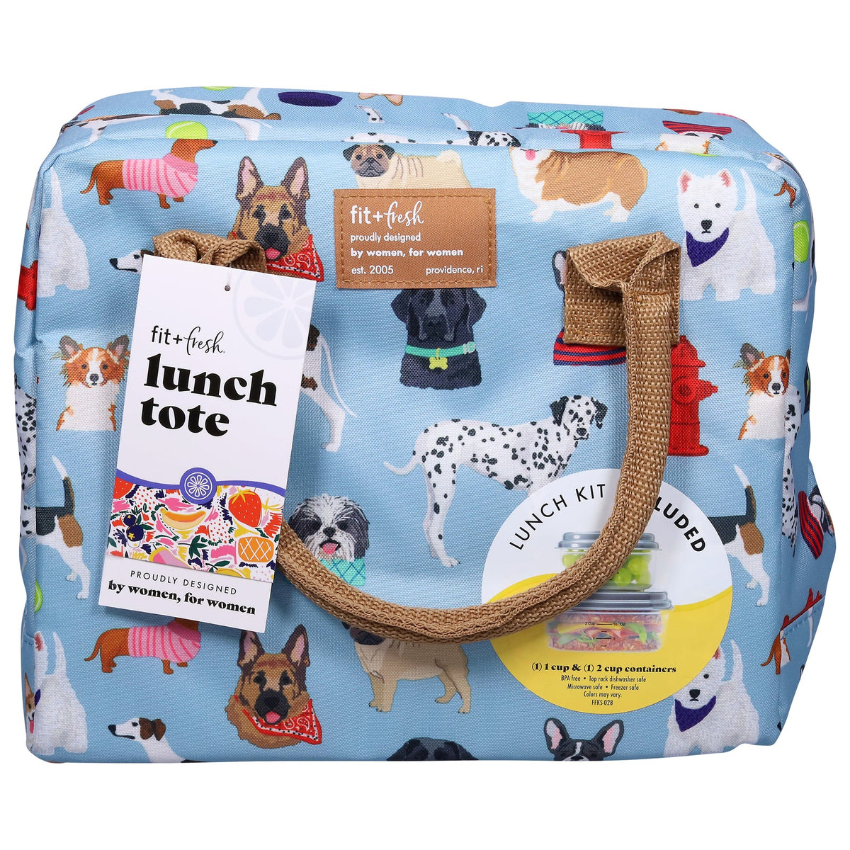 Fit & Fresh Dog Breeds Lunch Bag Kit