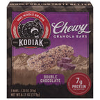 Kodiak Cakes Double Chocolate Chewy Granola Bars, 6.17 oz (Case of 12)
