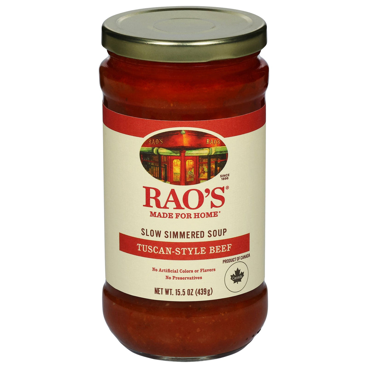 Rao's Tuscan Style Beef Soup, 15.5 fl oz (Case of 6)