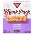 Munk Pack Keto Nut & Seed Caramel Sea Salt Bars, 4 x 1.23 oz (Case of 6)
