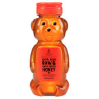 Nature Nate's Raw & Unfiltered Honey Bear, 12 fl oz (Case of 6)