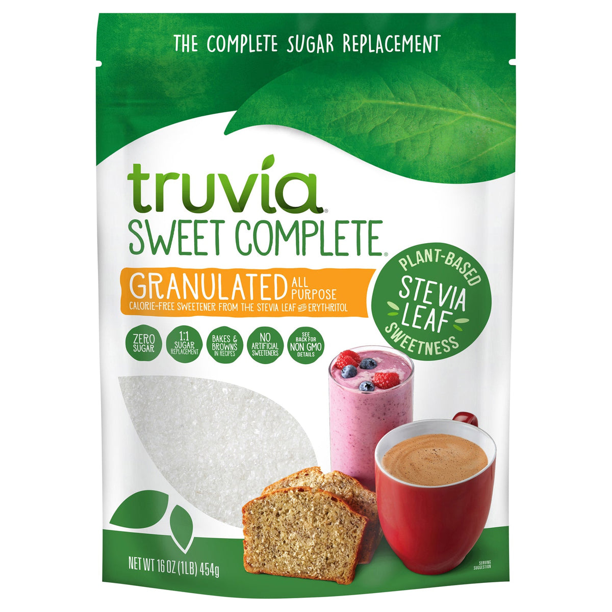 Truvia Sweet Complete Sweetener, 16 oz (Case of 8)