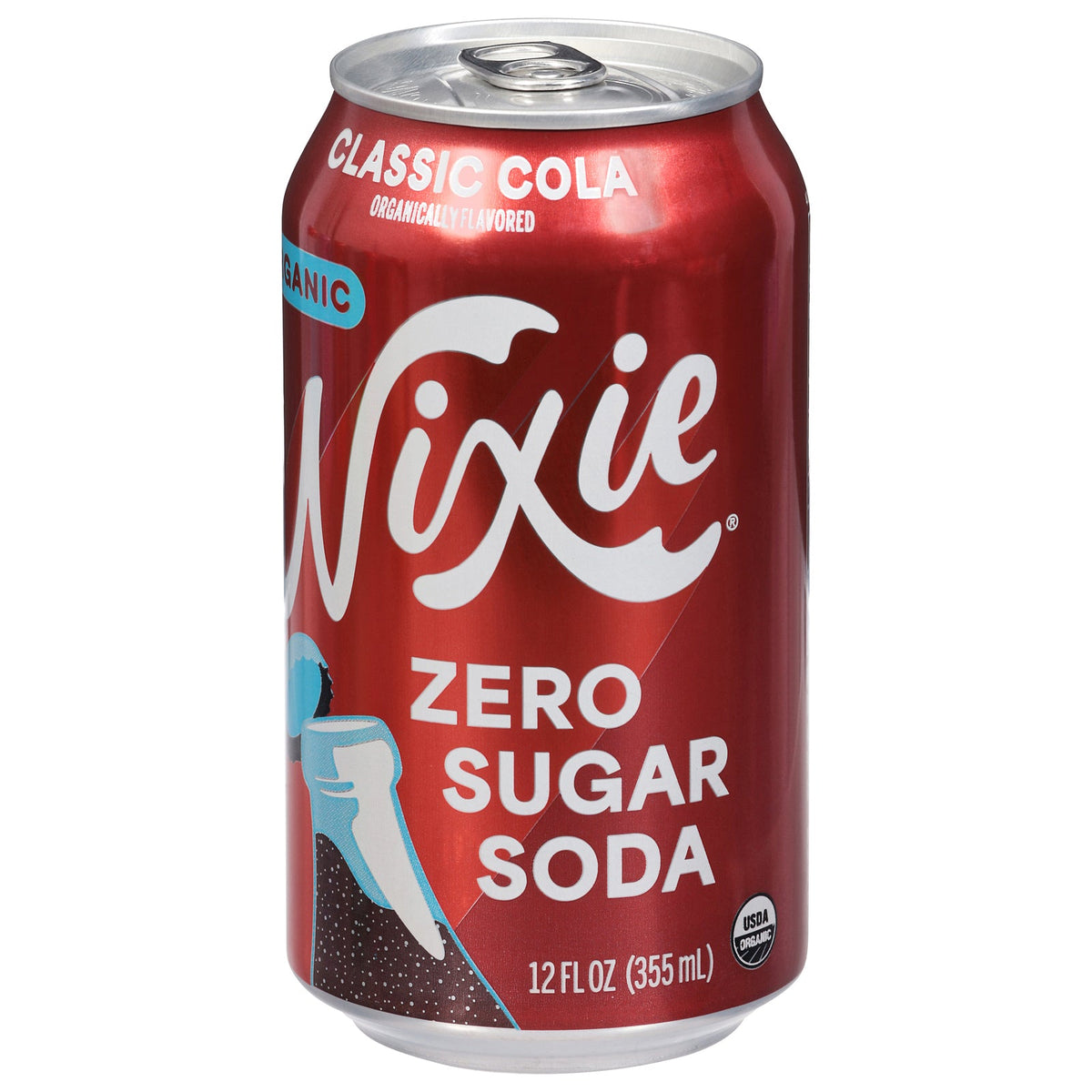 Nixie Organic Classic Cola Soda, Sugar-Free, 12 fl oz (Case of 12)