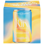 Kin Euphorics Actual Sunshine Beverage 4-Pack, 4 x 8 fl oz (Case of 6)