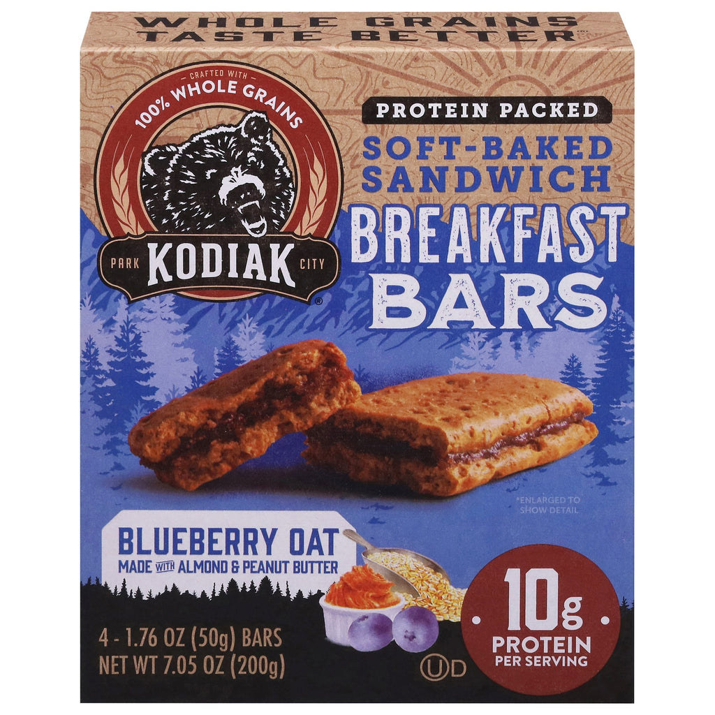 Kodiak Cakes Blueberry Oat Breakfast Bars, 7.05 oz (Case of 12)