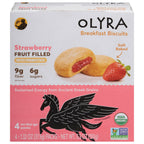 Olyra Organic Strawberry Breakfast Biscuits, 5.3 oz (Case of 6)