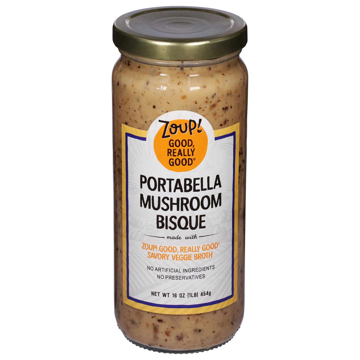Zoup! Portabella Mushroom Bisque Soup, 16 fl oz (Case of 6)