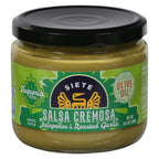 Siete Jalapeño Salsa Cremosa, 10.5 oz (Case of 6)