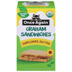 Once Again Organic Graham Sandwich with Sunflower Butter, 7.95 oz (Case of 6)