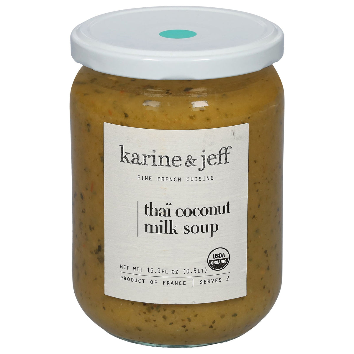 Karine & Jeff Organic Thai Coconut Milk Soup, 16.9 fl oz (Case of 6)