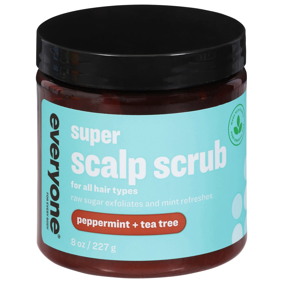 Everyone Peppermint Tea Tree Scalp Scrub, 8 oz