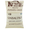 Kettle Brand Unsalted Potato Chips, 7.5 oz (Case of 12)