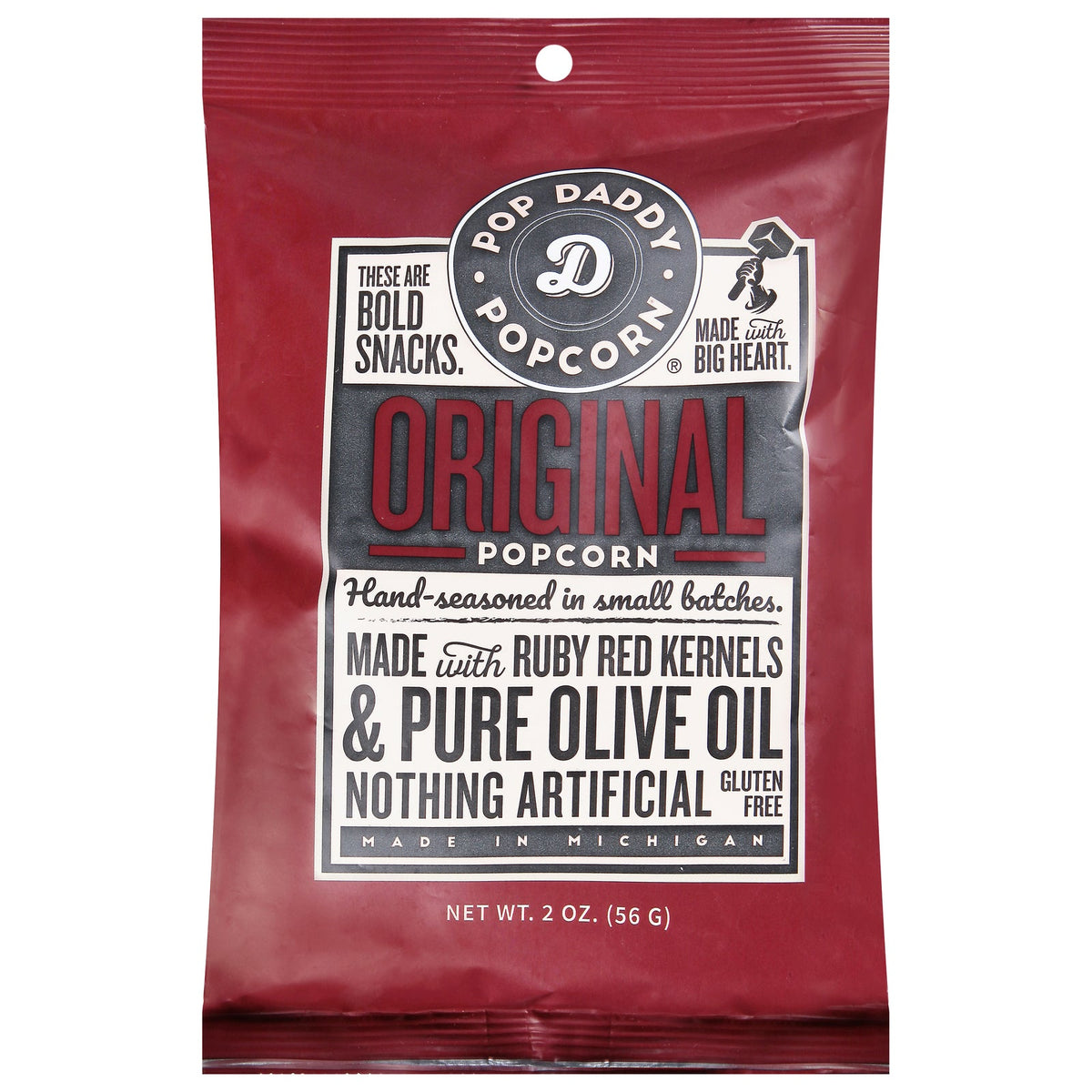 Pop Daddy Original Popcorn, 2 oz (Case of 15)