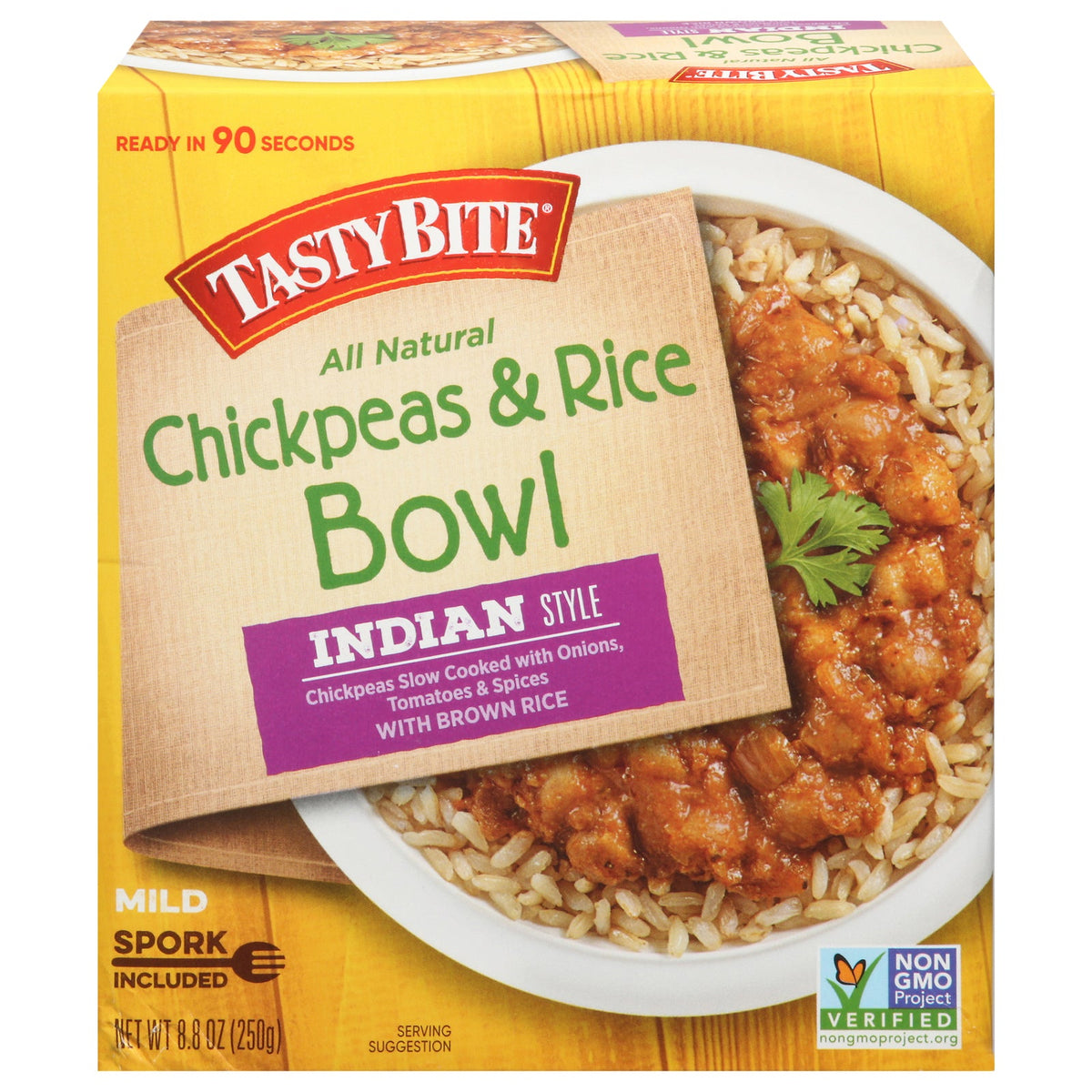 Tasty Bite Chickpeas & Rice Bowl, 8.8 oz (Case of 6)