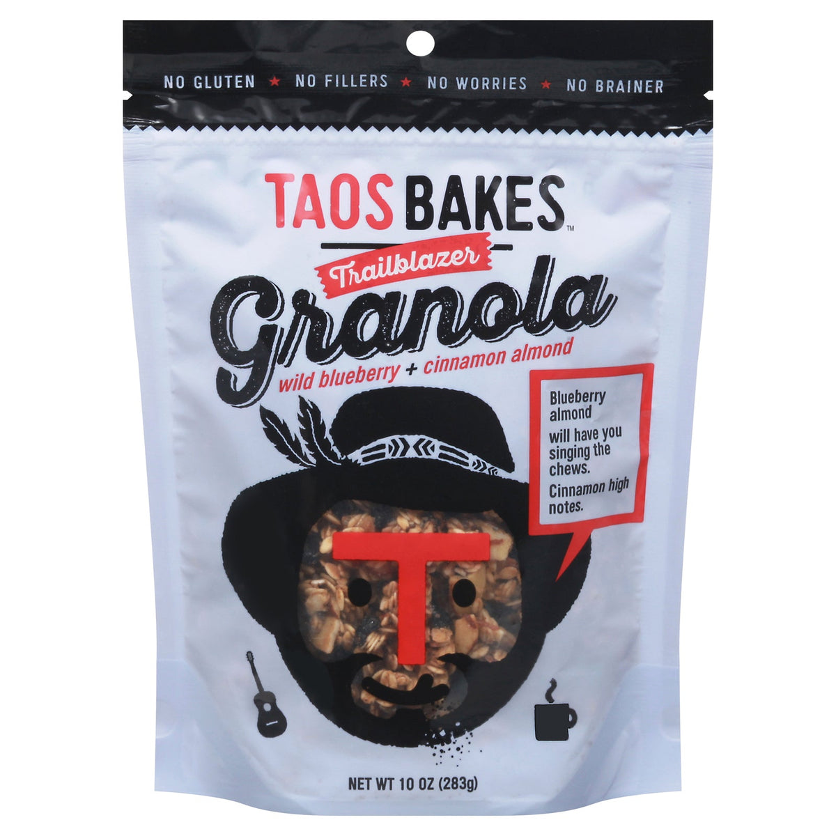 Taos Bakes Wild Blueberry + Cinnamon Almond Granola, 10 oz (Case of 6)