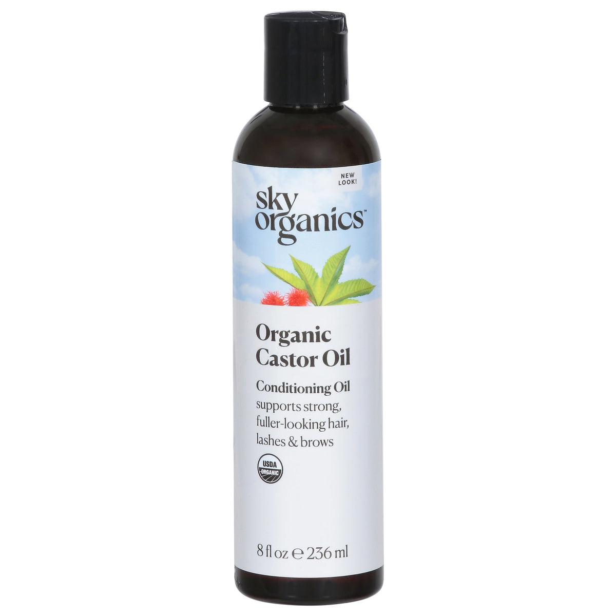 Sky Organics Organic Castor Oil, 8 oz