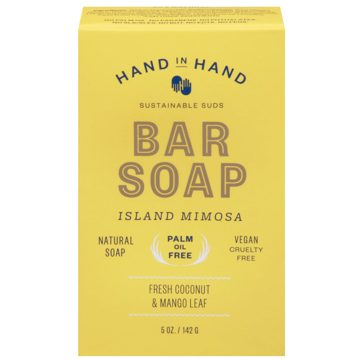 Hand in Hand Island Mimosa Bar Soap, 5 oz