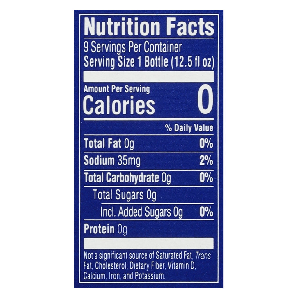 Mineragua Plain Sparkling Water, 9 x 12.5 oz