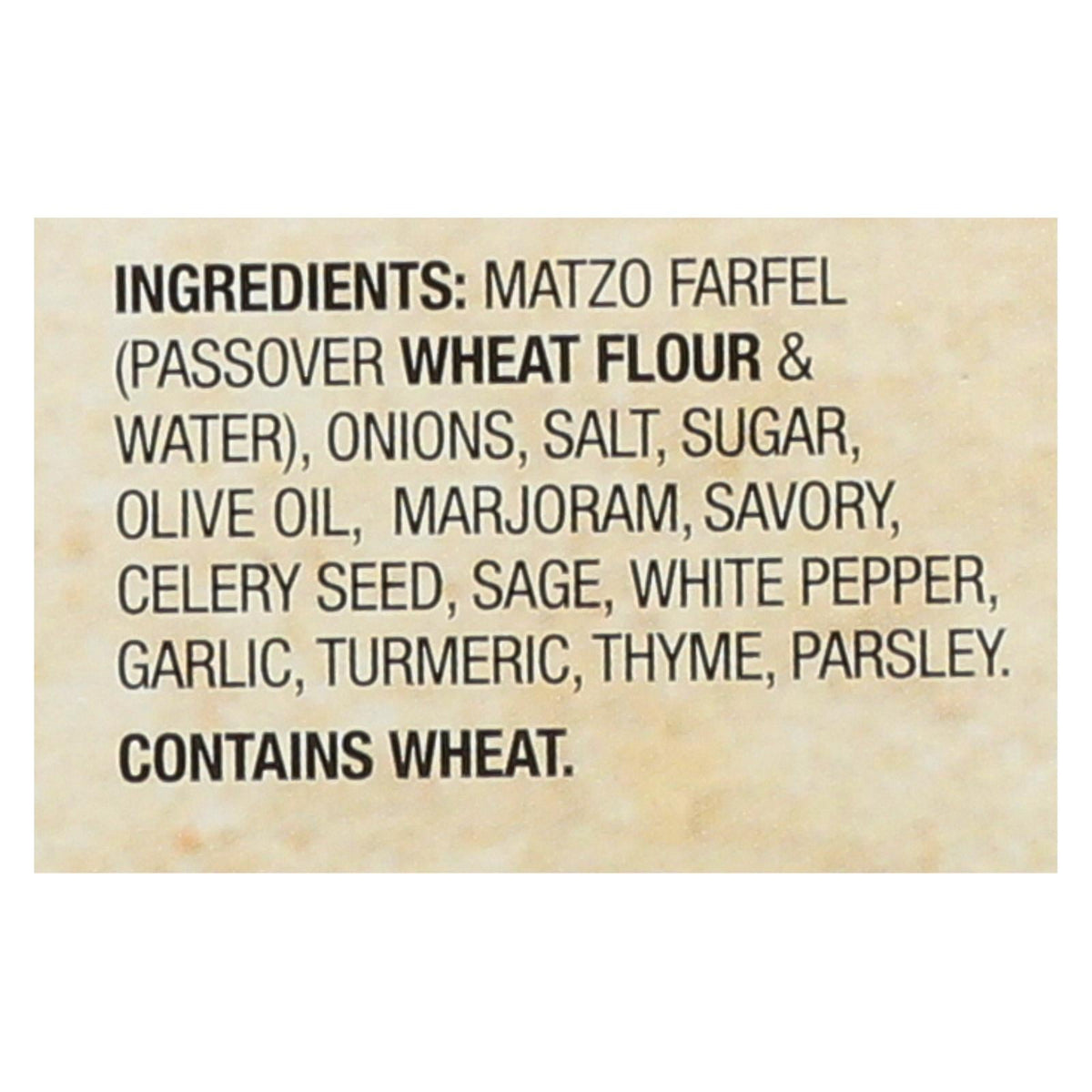 Streit's Stuffing Mix, 6.5 oz (Case of 12)