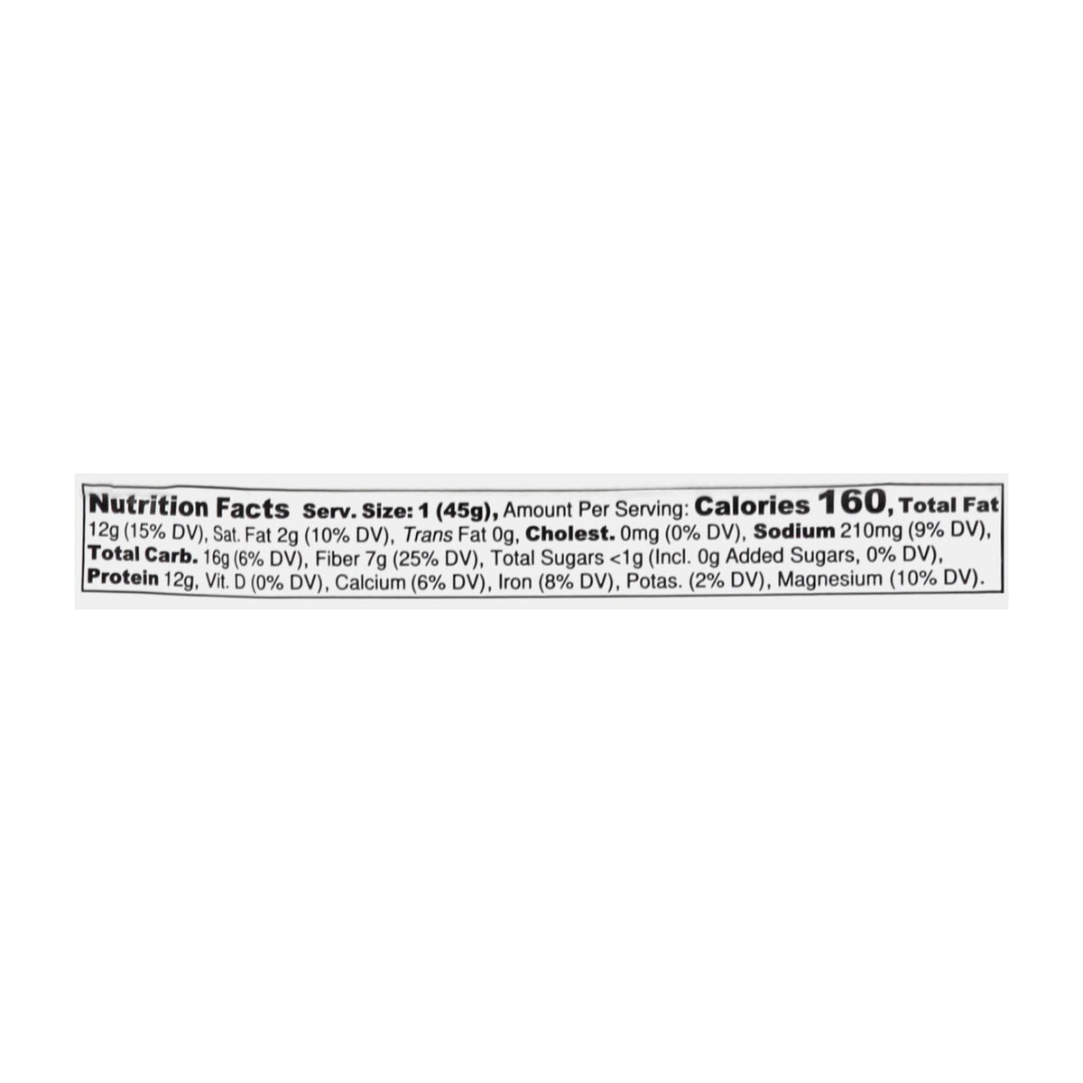 IQBAR Peanut Butter Chip Bar, 1.6 oz (Case of 12)