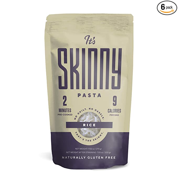 It's Skinny Pasta - Konjac Pasta Rice Shape (Pack of 6) 9.52 Oz