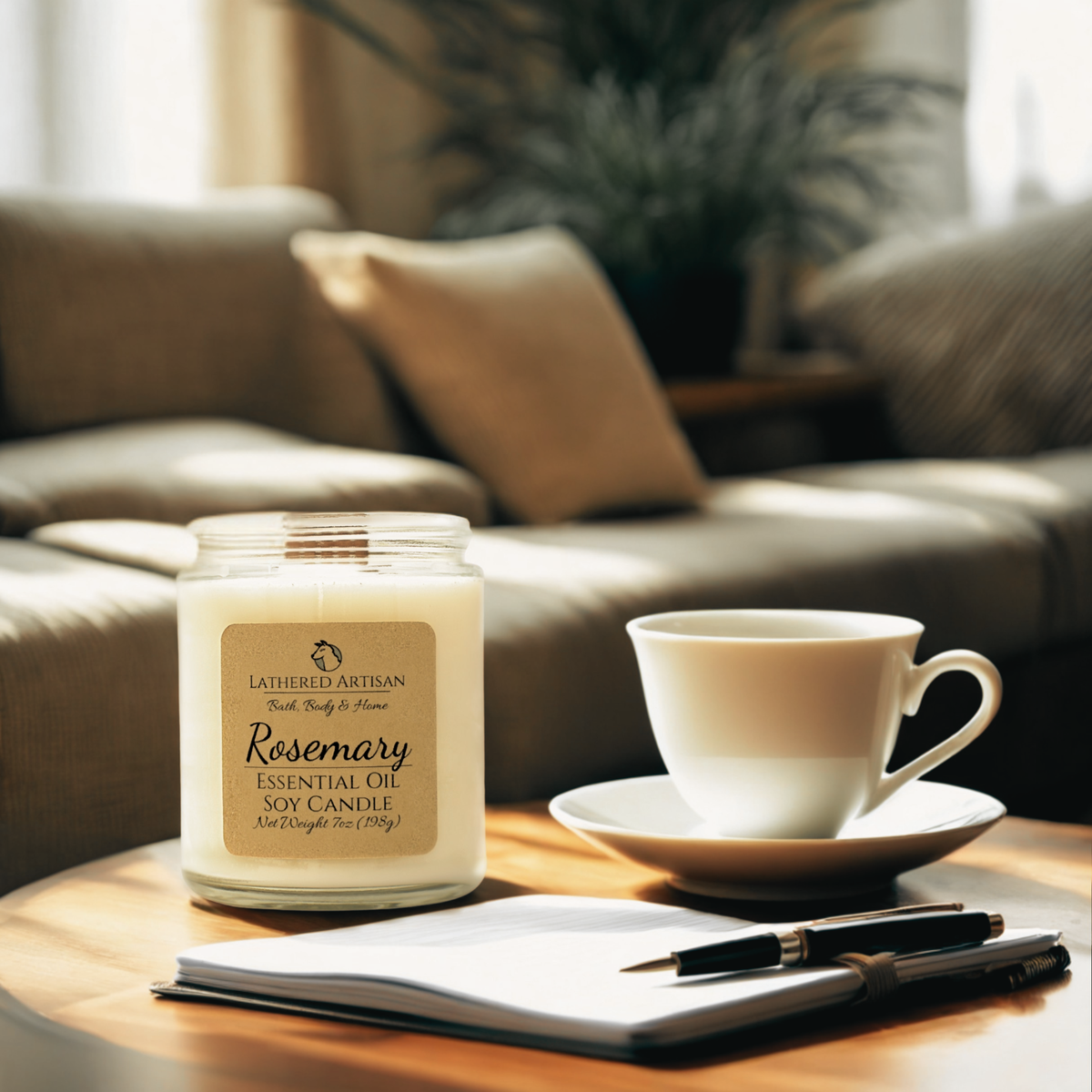 Rosemary | Essential Oil | 7 oz Jar Candle