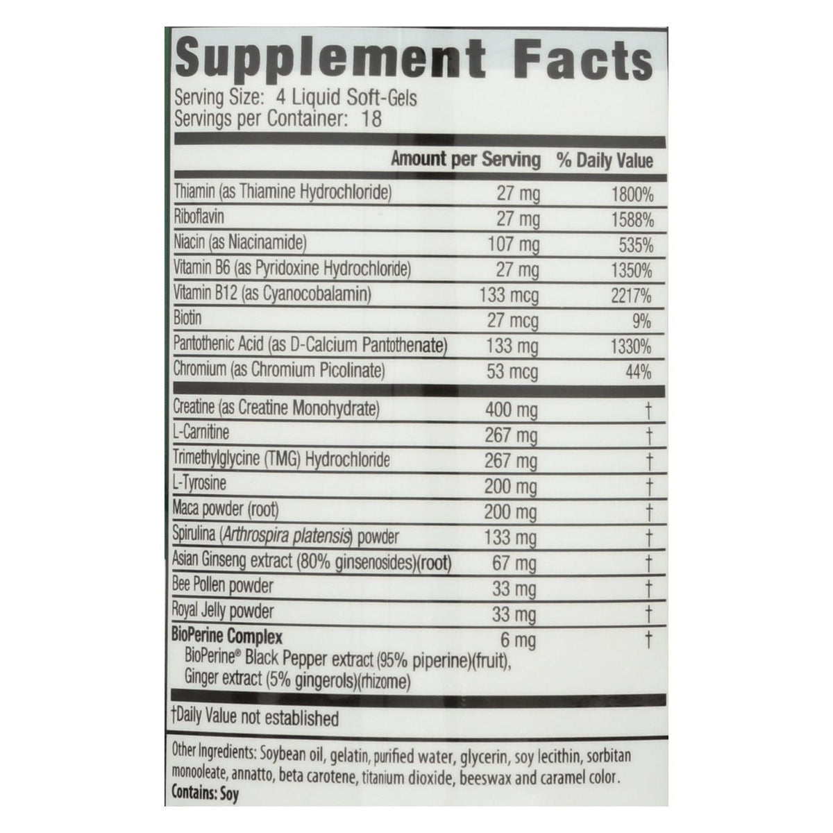 Irwin Naturals Triple-Boost Caffeine Energy, 75 softgels