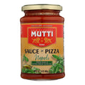 Mutti Authentic Italian Pizza Sauce with Fresh Basil & EVOO (Case of 6) - 14 Oz Jars