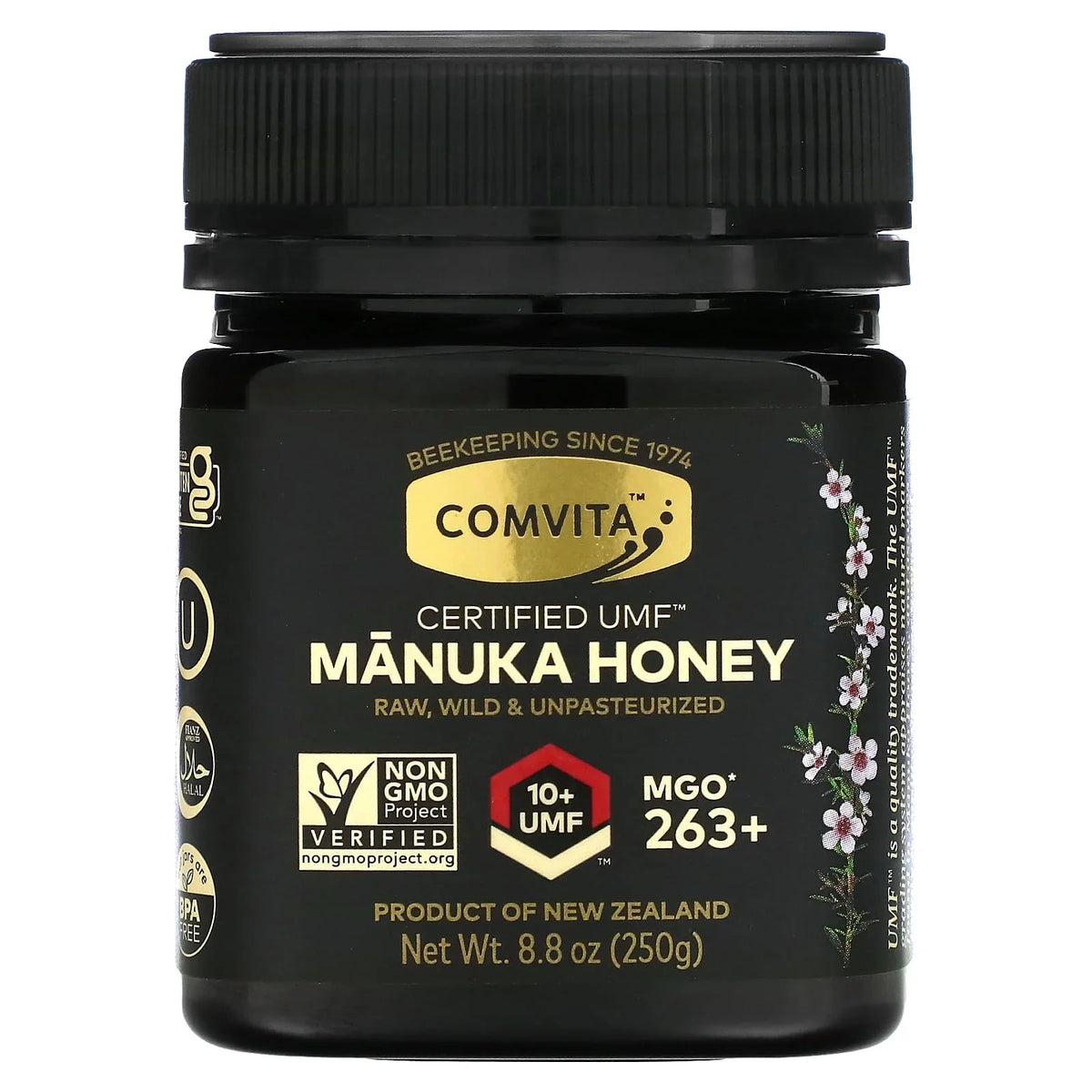 Comvita UMF 10+ Raw Manuka Honey, 8.8 oz