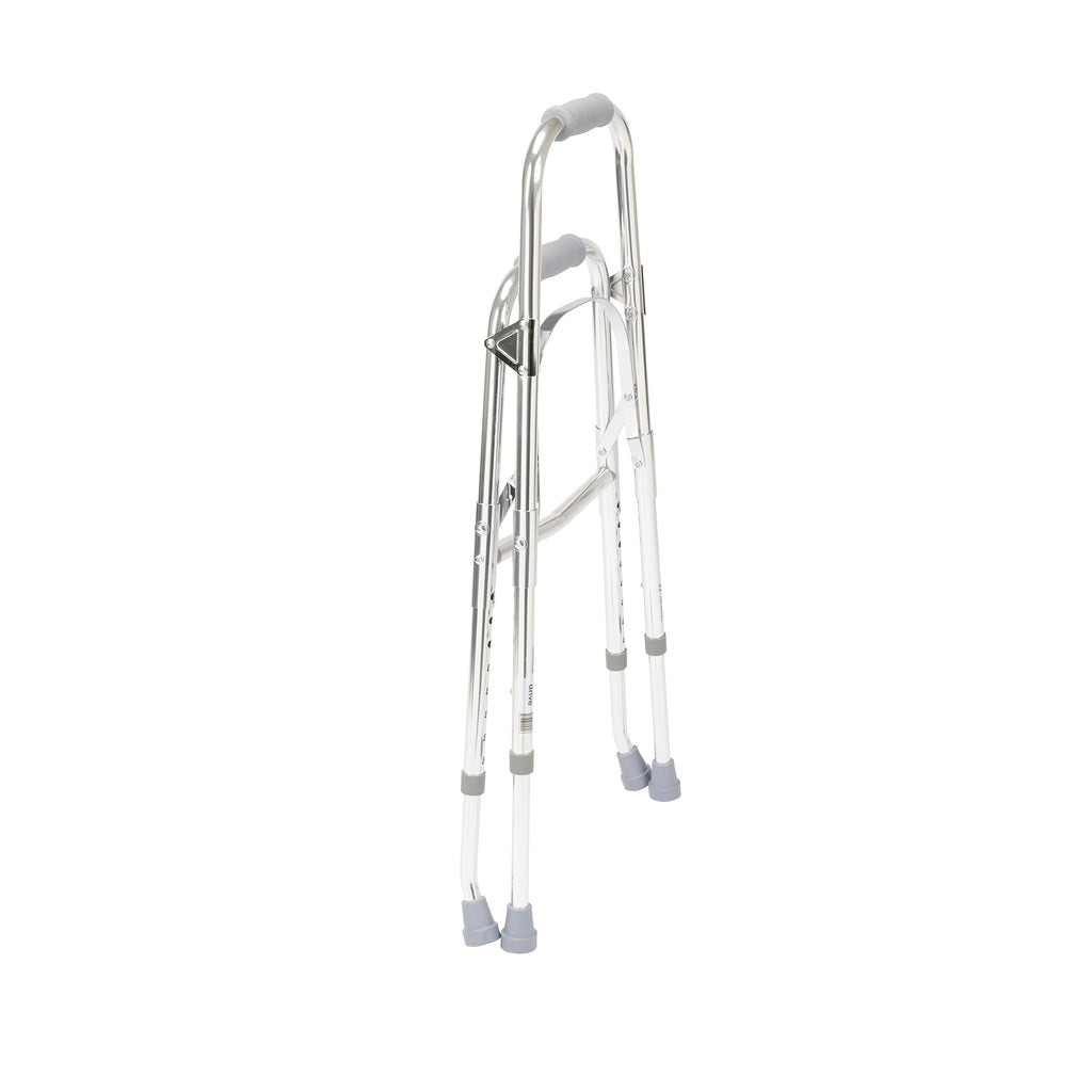 One-Handed Folding Side Walker Cane, 300 lb Capacity