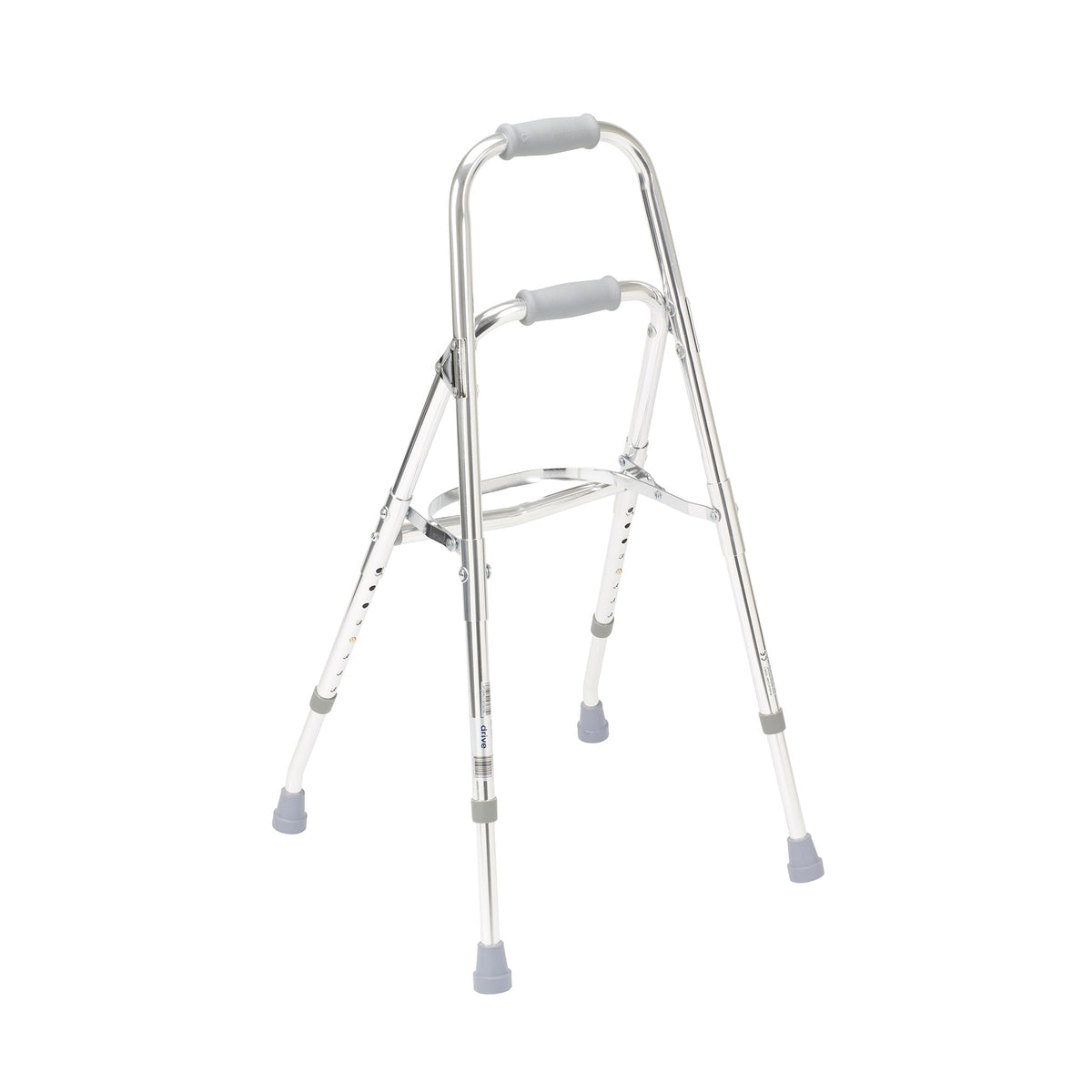 One-Handed Folding Side Walker Cane, 300 lb Capacity