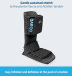 DARCO Plantar Fasciitis Night Splint - Black X-Large - Adjustable Dorsiflexion